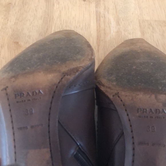 Prada leather bootie sz 39 - Picture 6 of 9